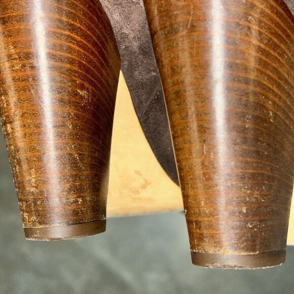 MICHAEL KORS KNEE HIGH NEPTUNE SUEDE BOOTS Sz 8 CHOCOLATE BROWN CUFFED - Picture 13 of 16